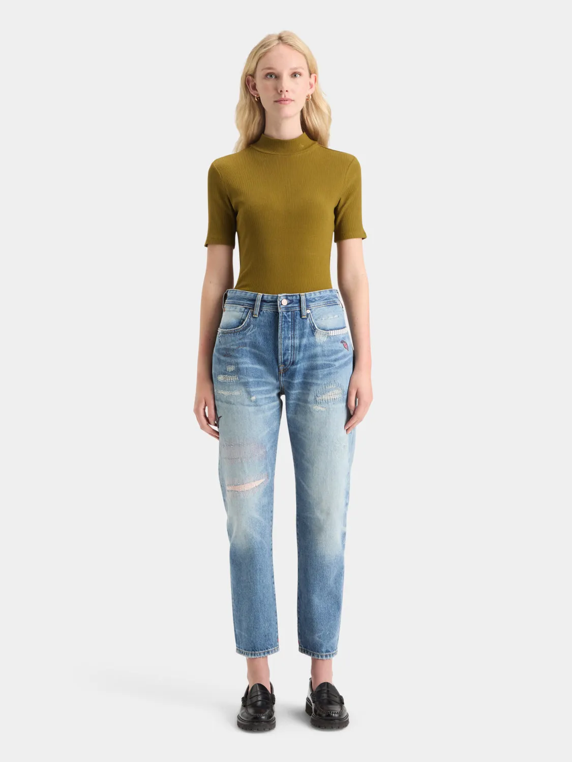Ribbed mock neck sold by Scotch and Soda product image thumbnail 4