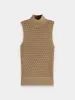 Metallic pointelle knit tank sold by Scotch and Soda