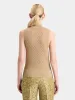 Metallic pointelle knit tank sold by Scotch and Soda