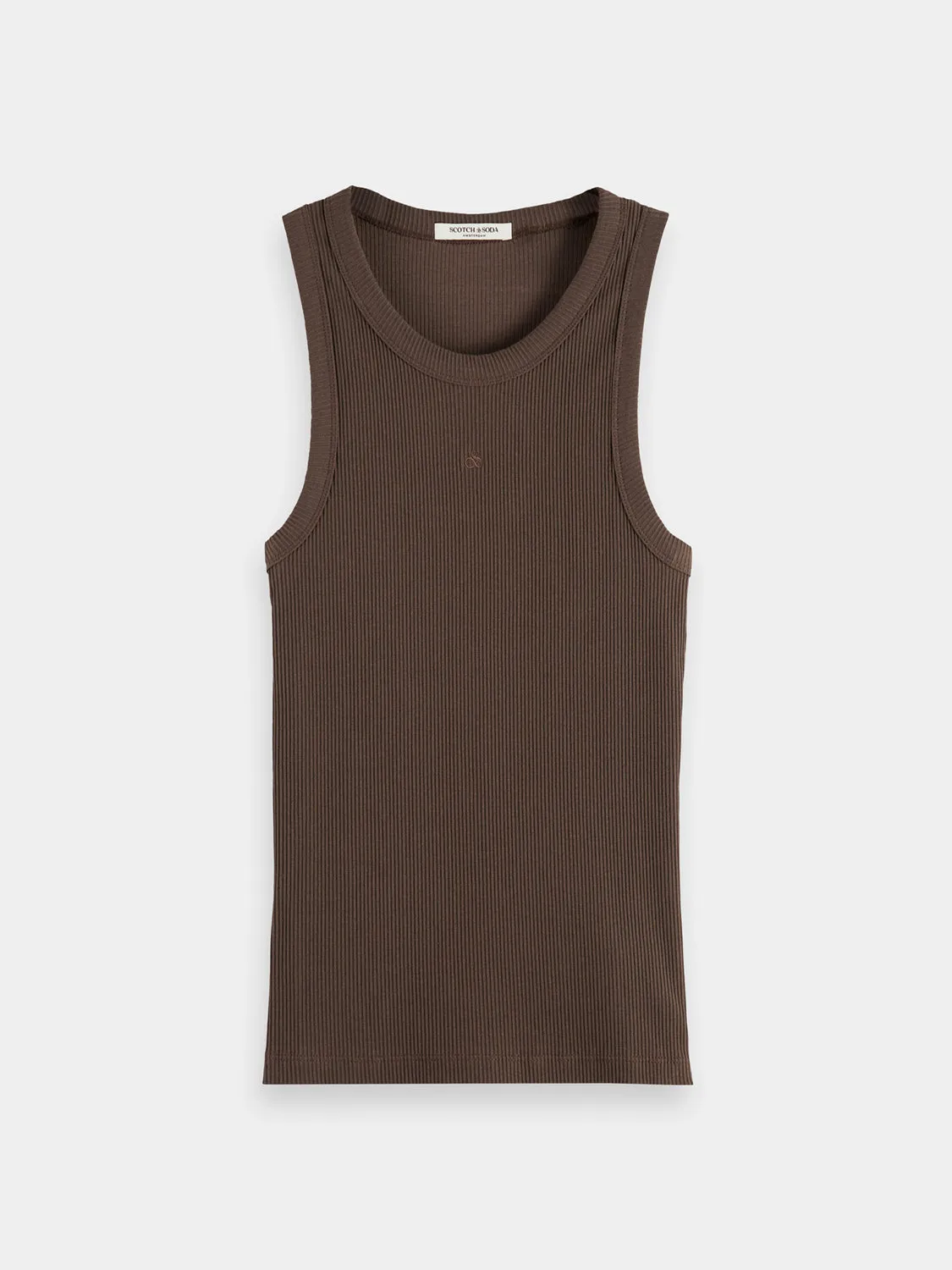 Racer ribbed tank sold by Scotch and Soda