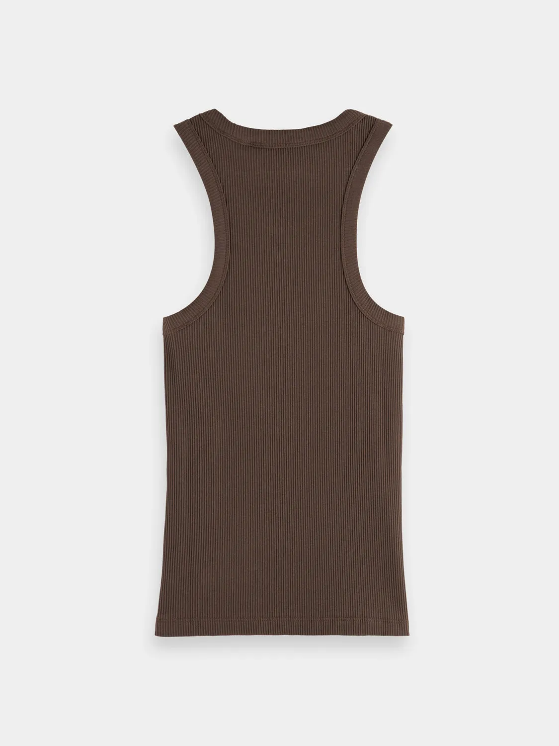 Racer ribbed tank sold by Scotch and Soda product image thumbnail 3