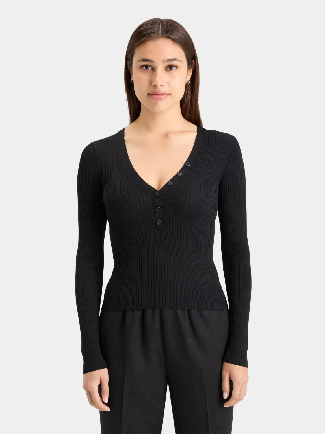 Ribbed fitted top sold by Scotch & Soda product image thumbnail 2