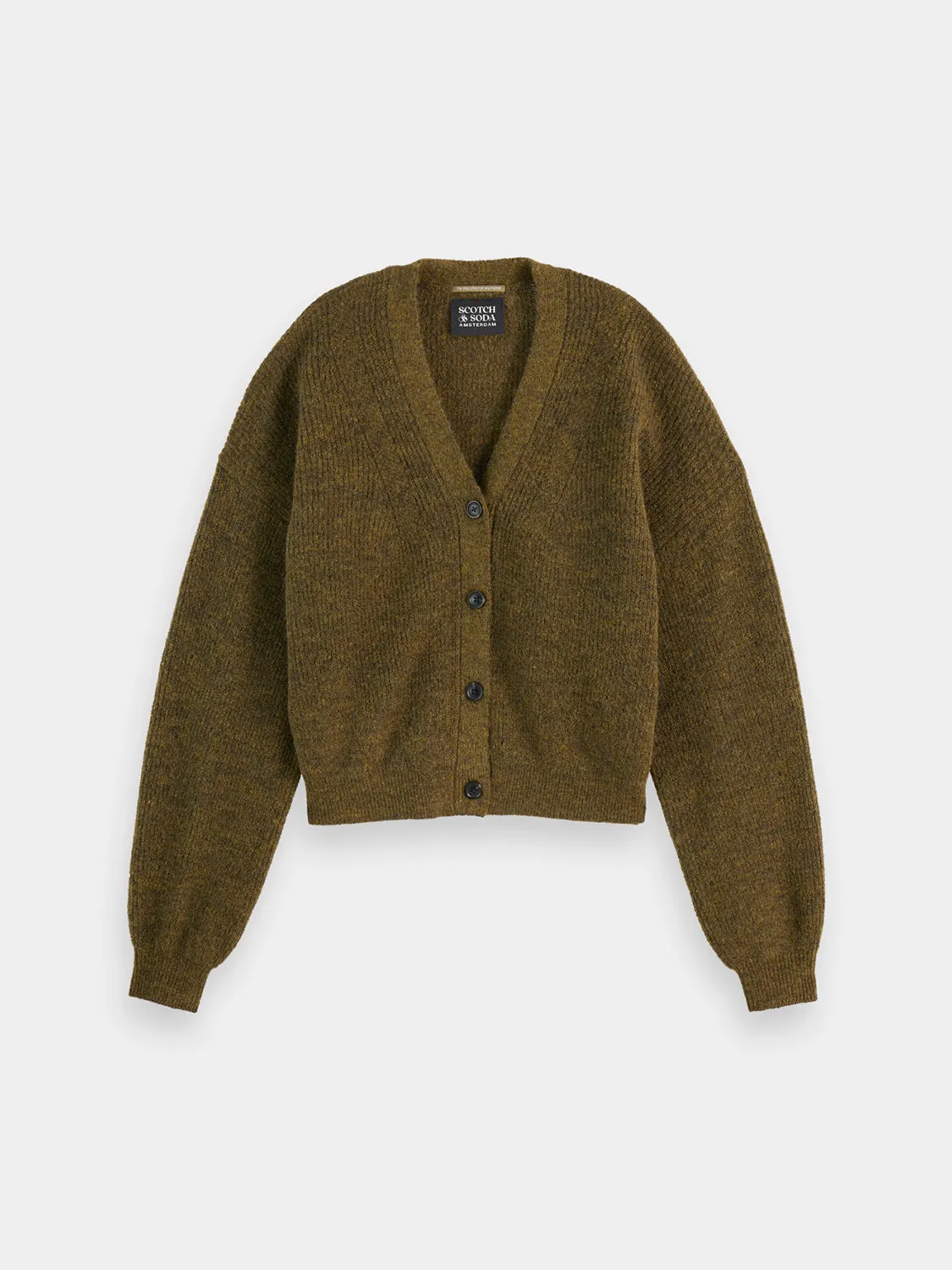 Fuzzy cardigan sold by Scotch and Soda