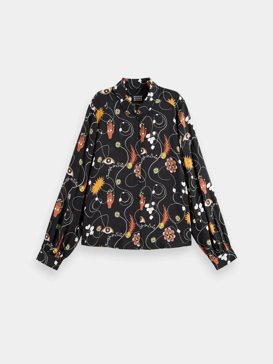 Viscose printed shirt sold by Scotch and Soda