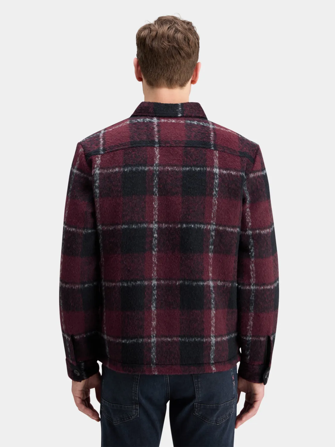 Padded flannel overshirt sold by Scotch and Soda product image thumbnail 3
