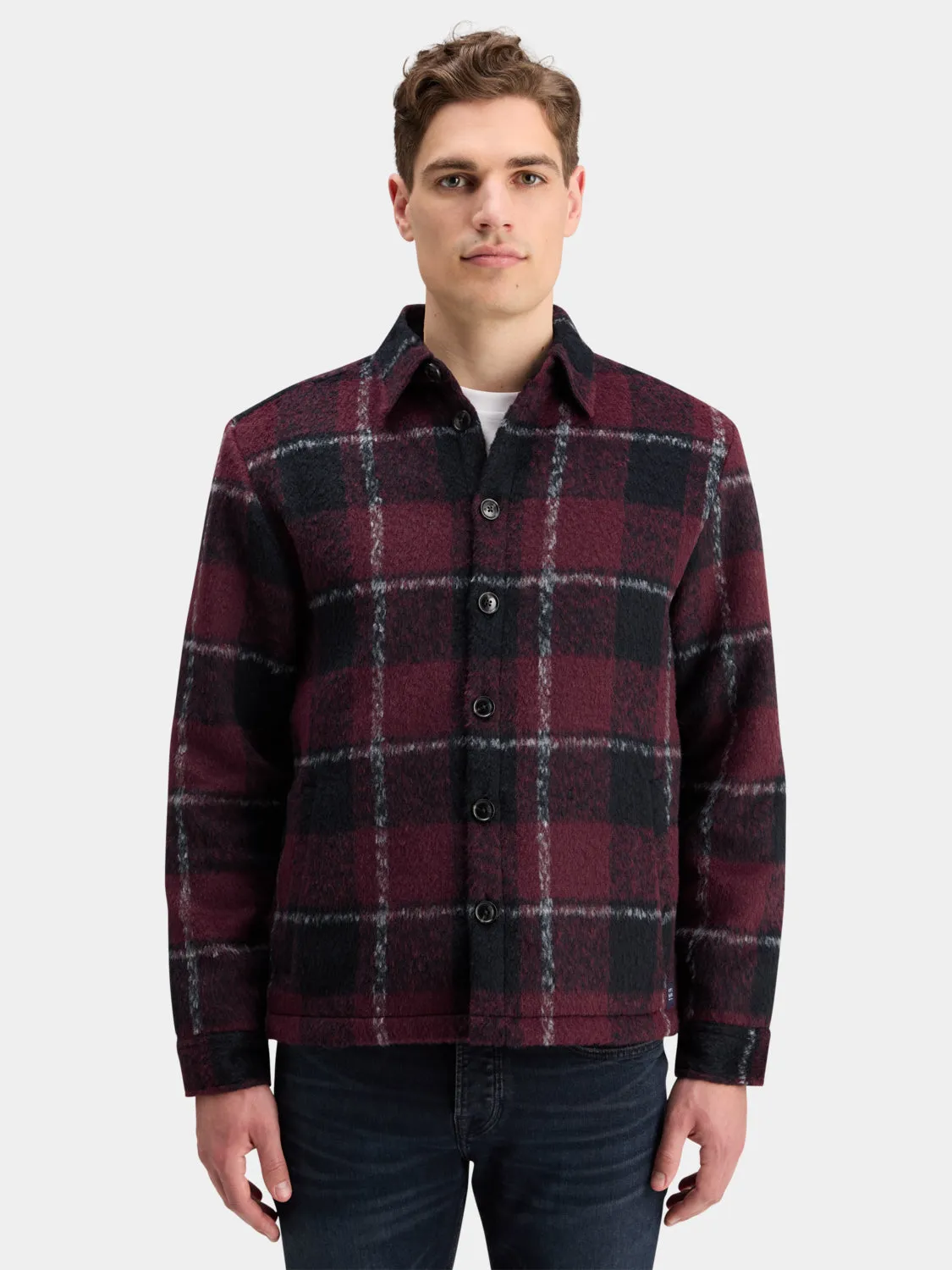 Padded flannel overshirt sold by Scotch and Soda product image thumbnail 2
