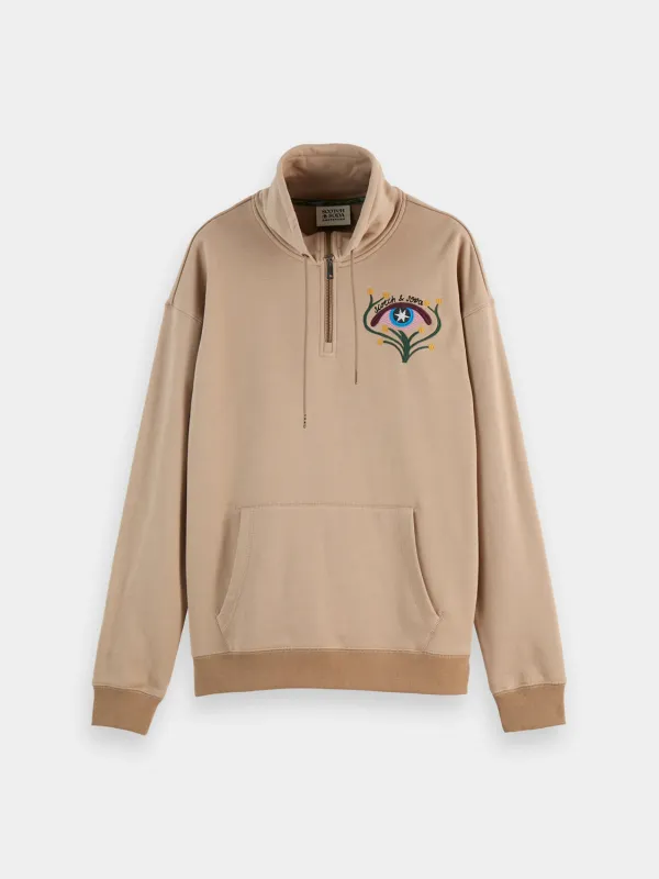Embroidered artwork sweatshirt sold by Scotch and Soda