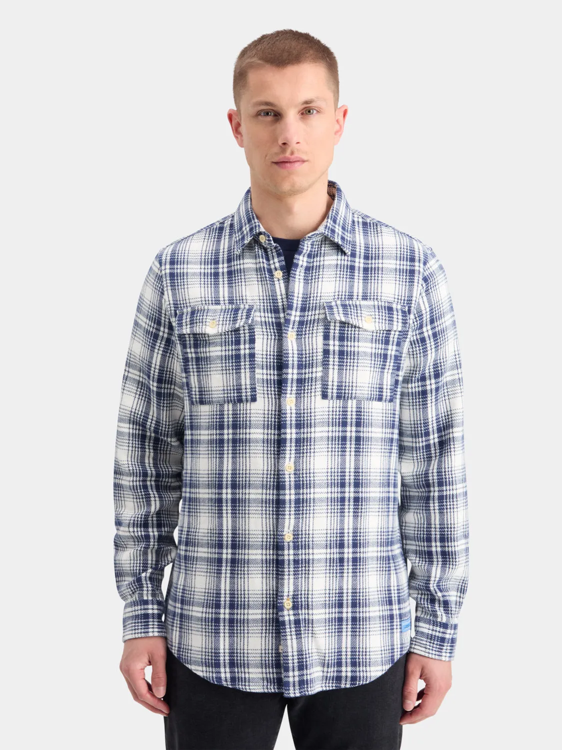 Flannel check shirt sold by Scotch & Soda product image thumbnail 3