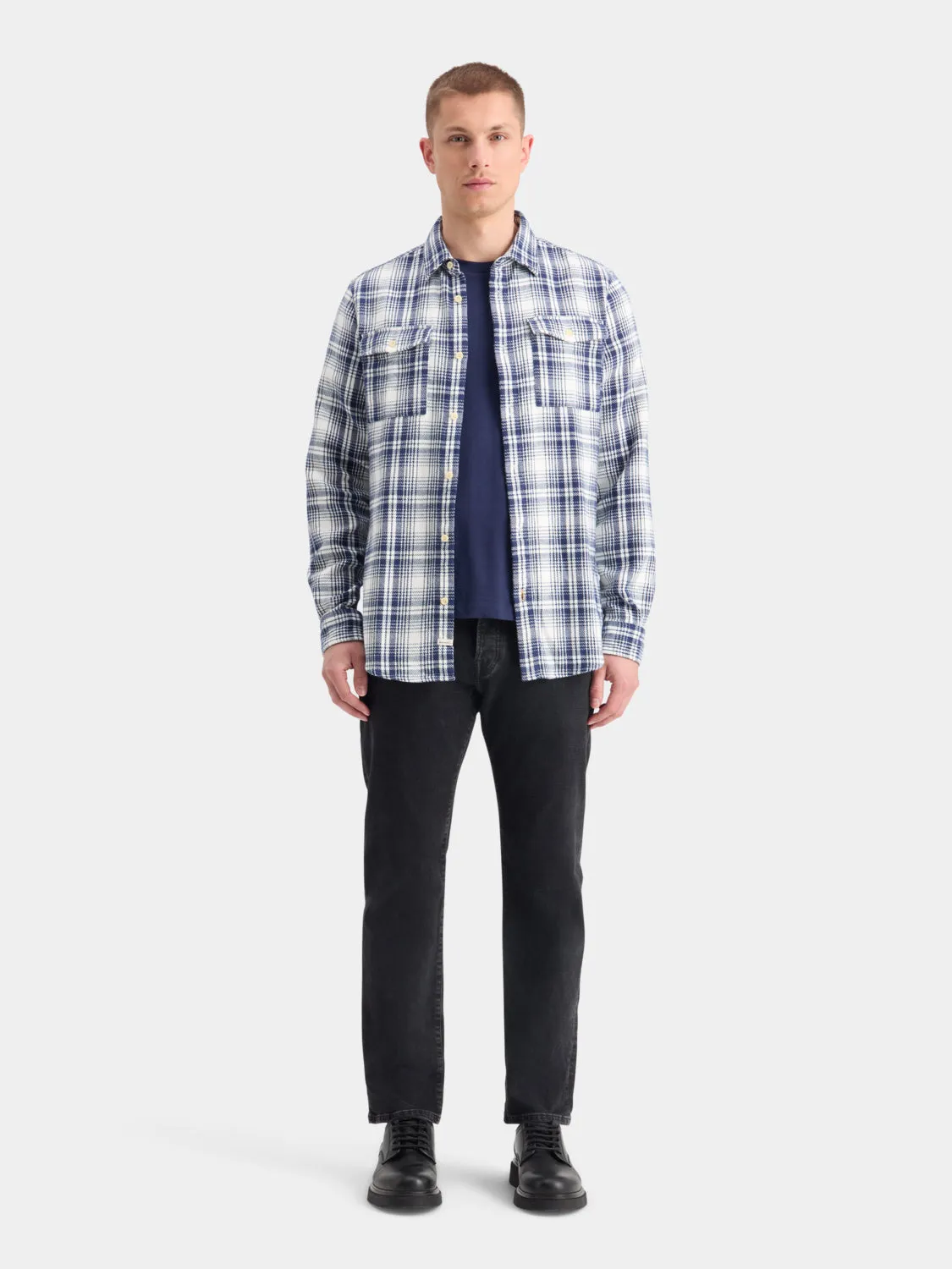 Flannel check shirt sold by Scotch & Soda product image thumbnail 5