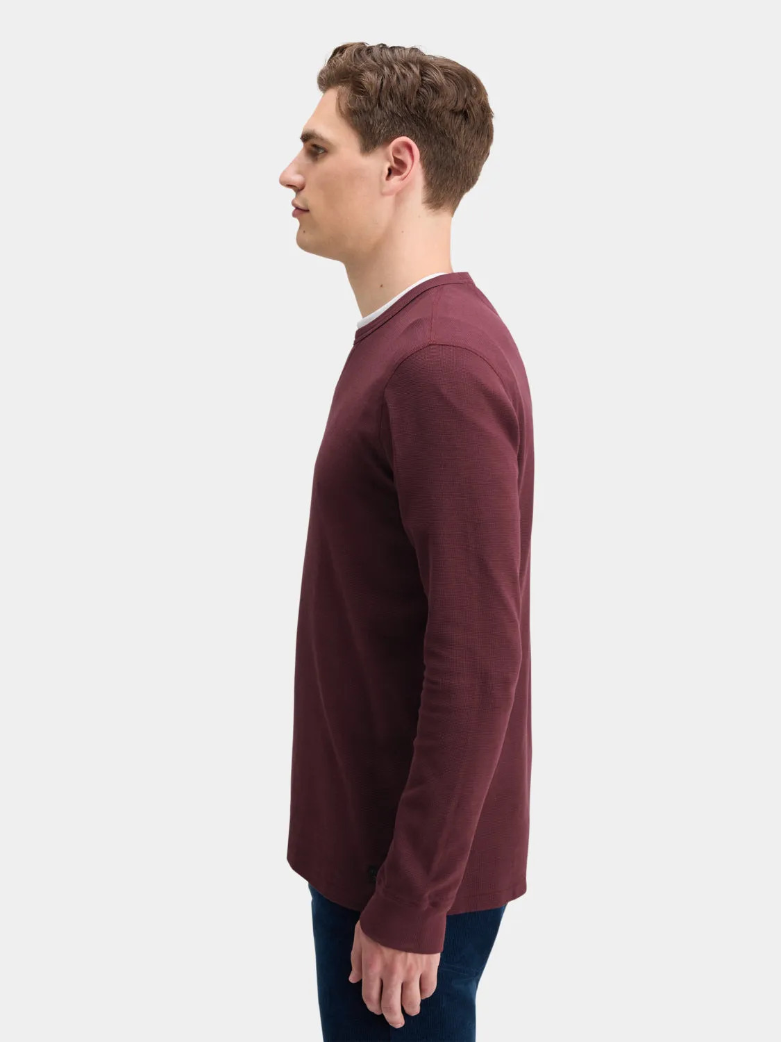 Waffle long sleeved t-shirt sold by Scotch and Soda product image thumbnail 4