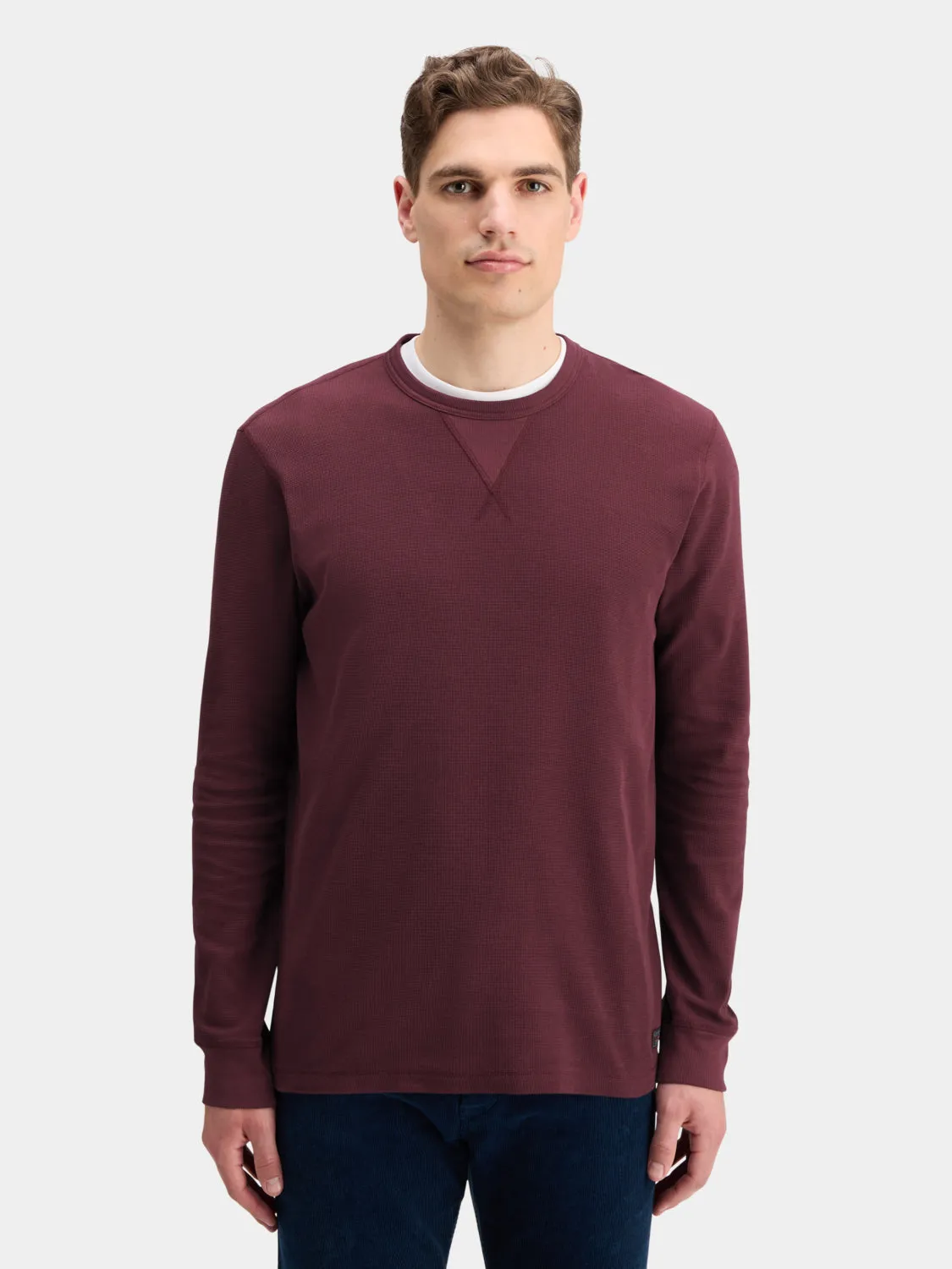 Waffle long sleeved t-shirt sold by Scotch and Soda product image thumbnail 2