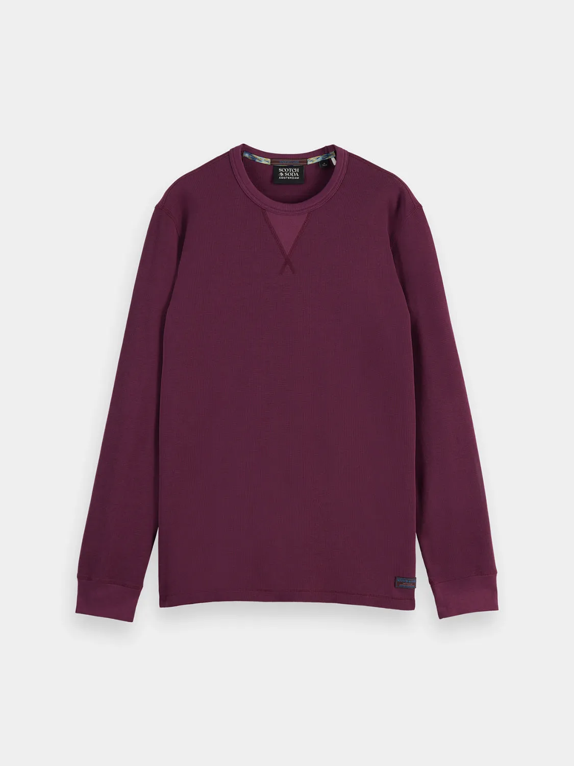 Waffle long sleeved t-shirt sold by Scotch and Soda