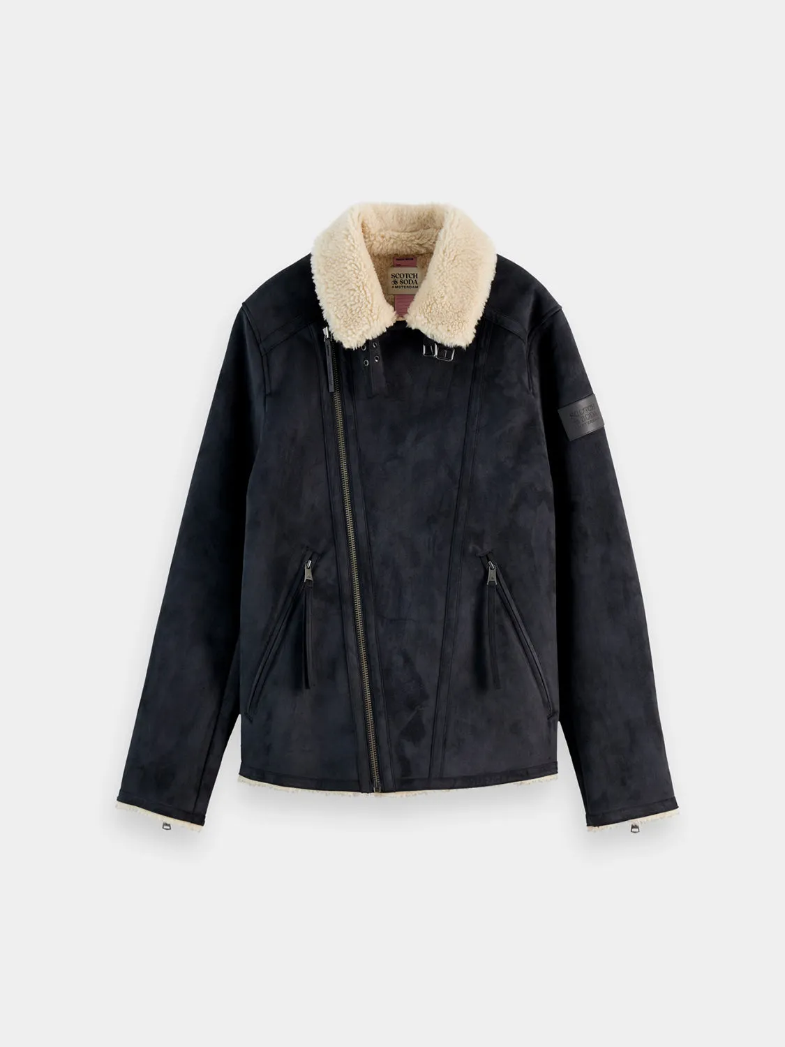Faux shearling jacket sold by Scotch and Soda