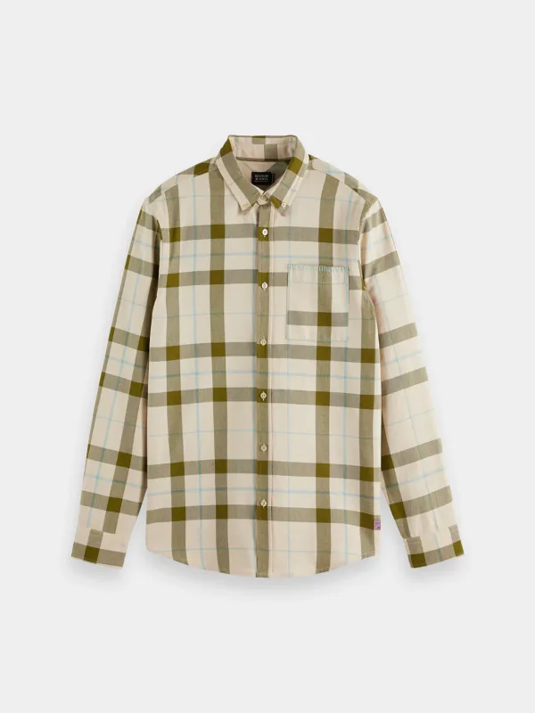 Herringbone check shirt sold by Scotch and Soda