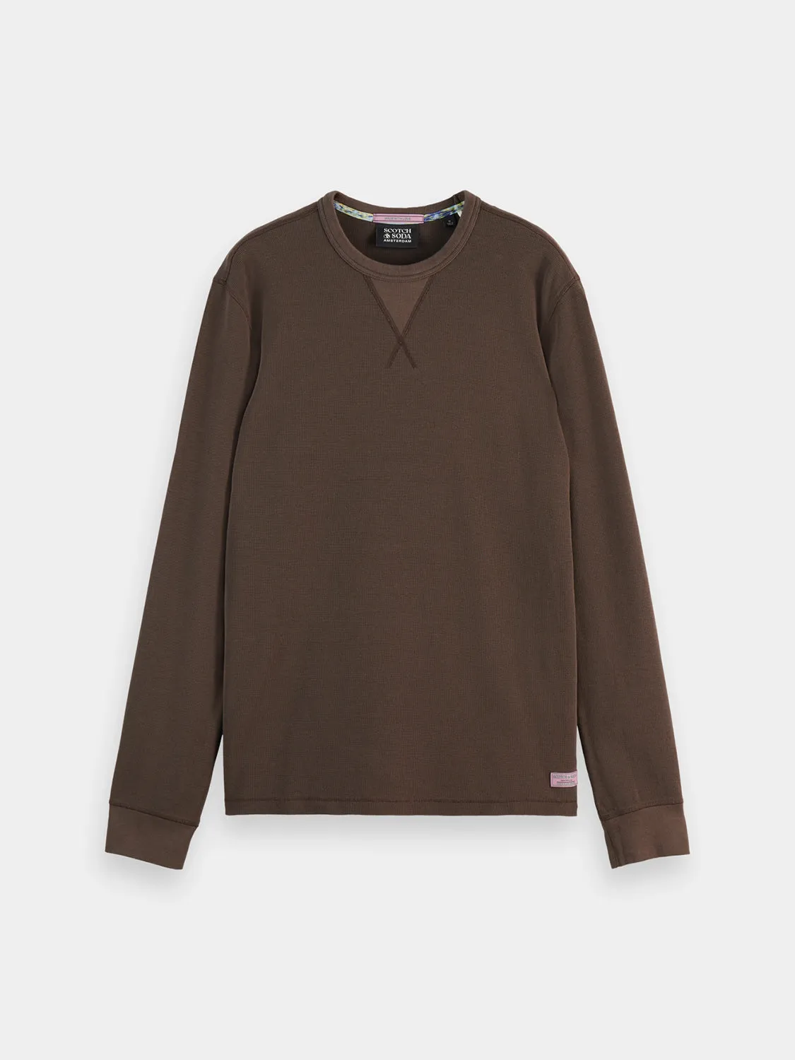 Waffle long sleeved t-shirt sold by Scotch and Soda
