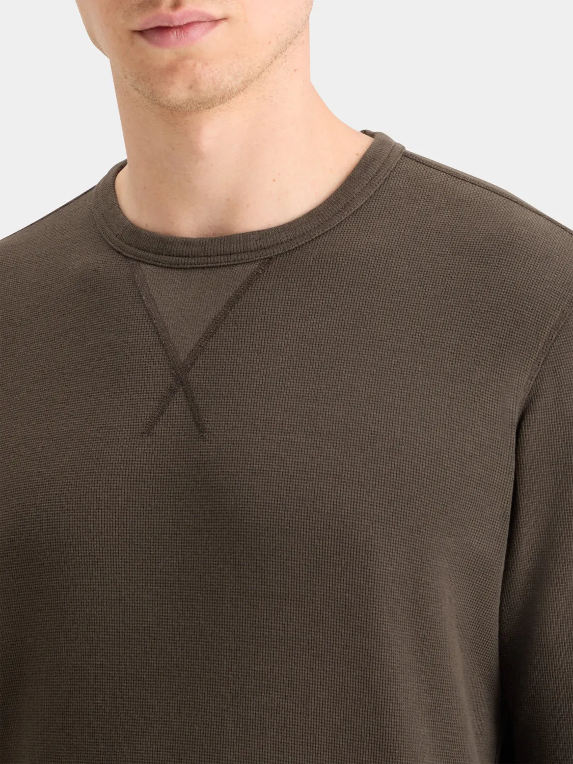 Waffle long sleeved t-shirt sold by Scotch and Soda product image thumbnail 5