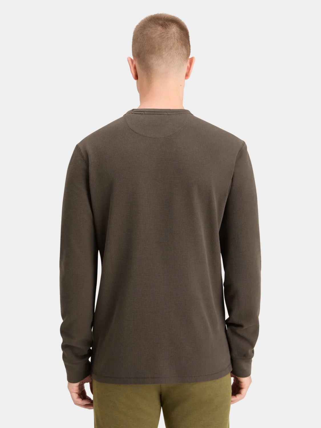 Waffle long sleeved t-shirt sold by Scotch and Soda product image thumbnail 3