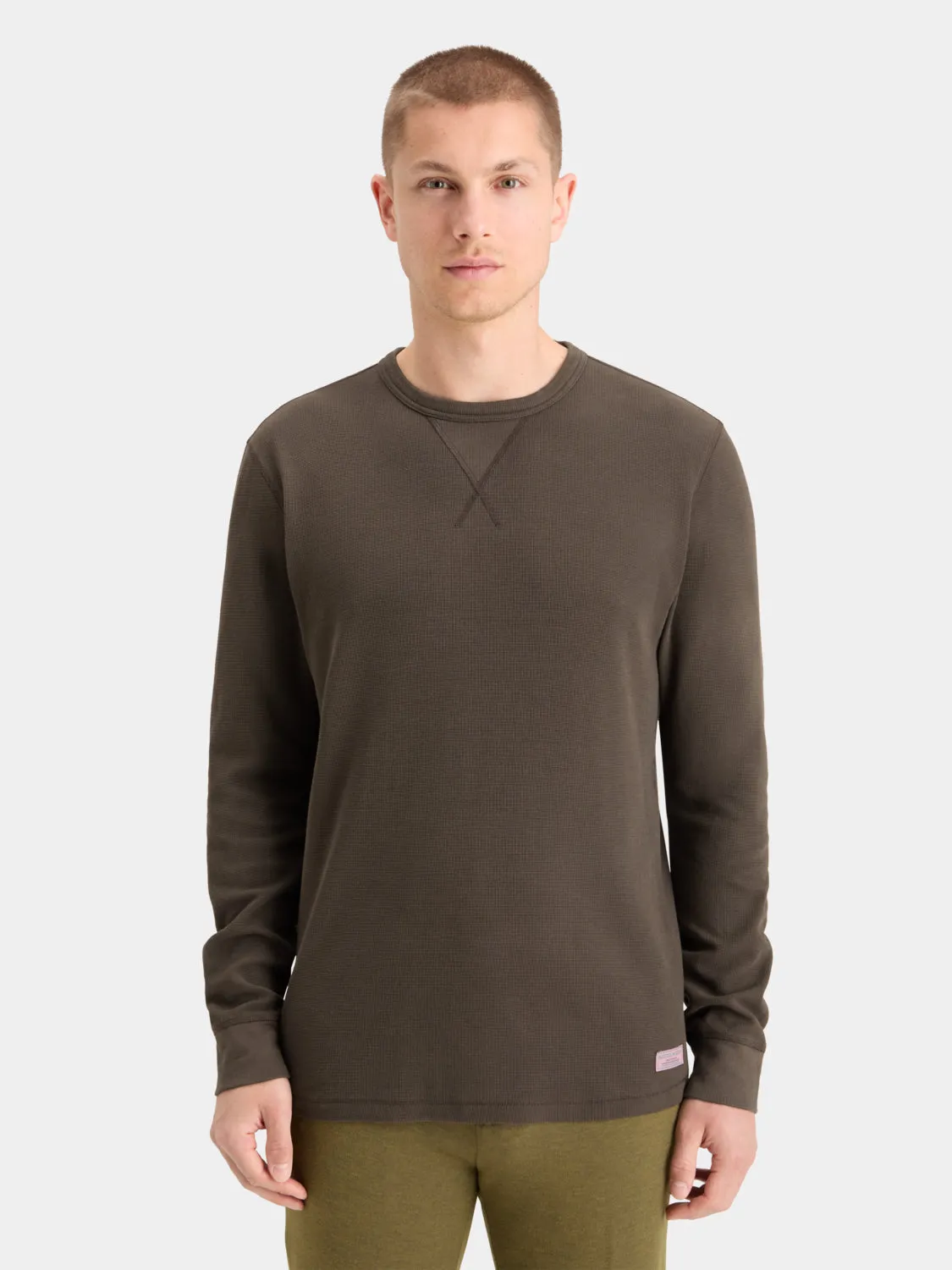 Waffle long sleeved t-shirt sold by Scotch and Soda product image thumbnail 2