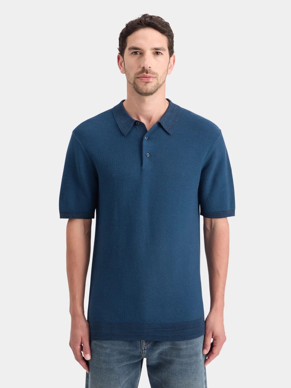 Structured knit polo sold by Scotch and Soda product image thumbnail 2