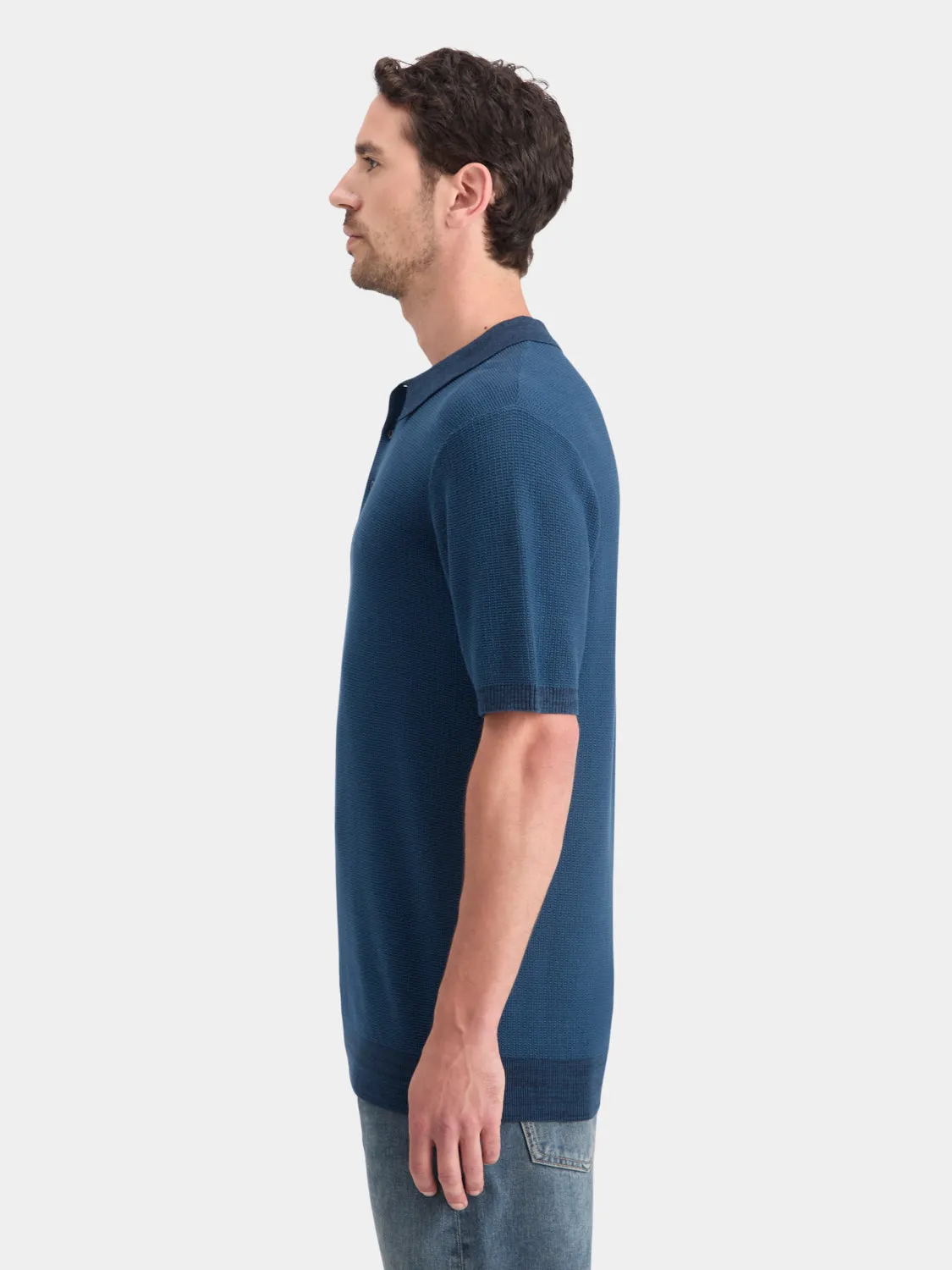 Structured knit polo sold by Scotch and Soda product image thumbnail 4