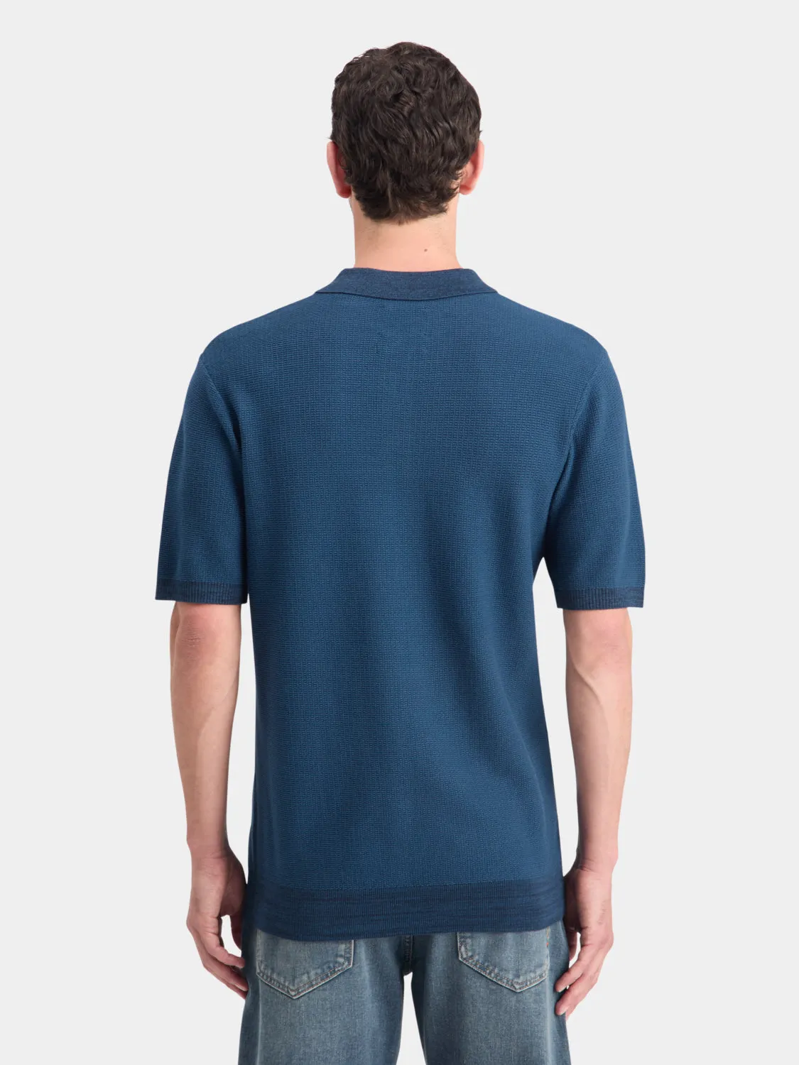 Structured knit polo sold by Scotch and Soda product image thumbnail 3