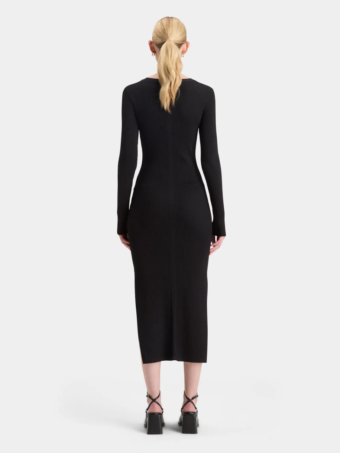 Ribbed knit midi dress sold by Scotch & Soda product image thumbnail 3