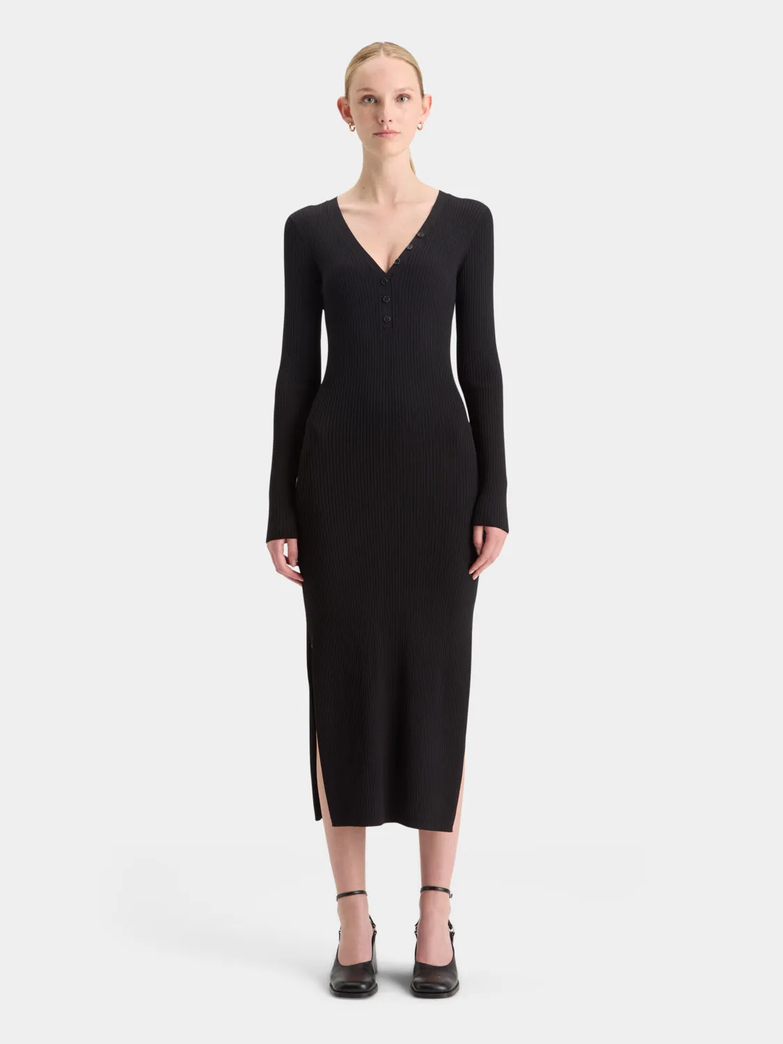 Ribbed knit midi dress sold by Scotch & Soda product image thumbnail 2