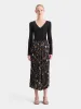 Pleated floral midi skirt sold by Scotch and Soda