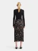 Pleated floral midi skirt sold by Scotch and Soda