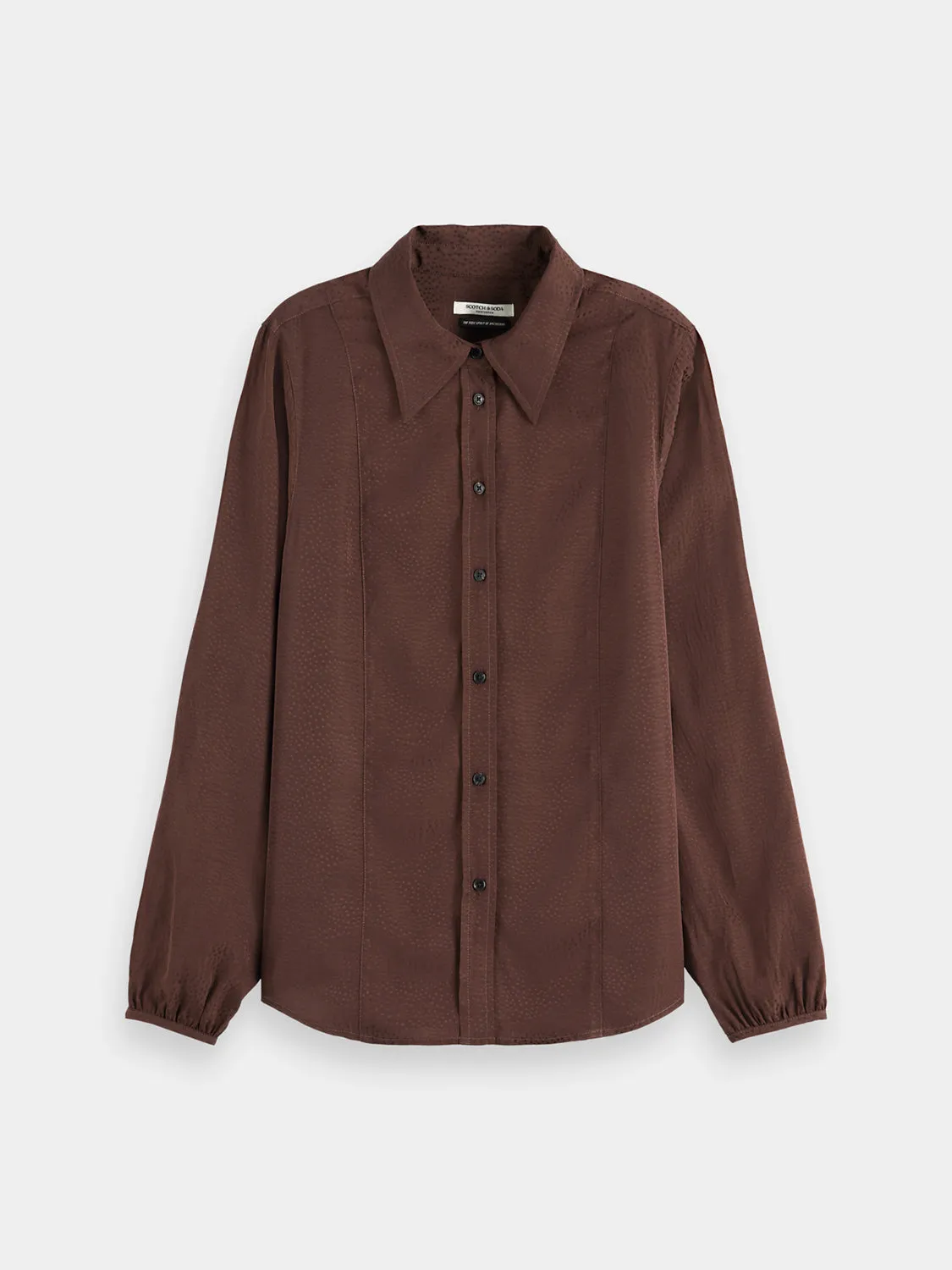 Viscose jacquard shirt sold by Scotch and Soda