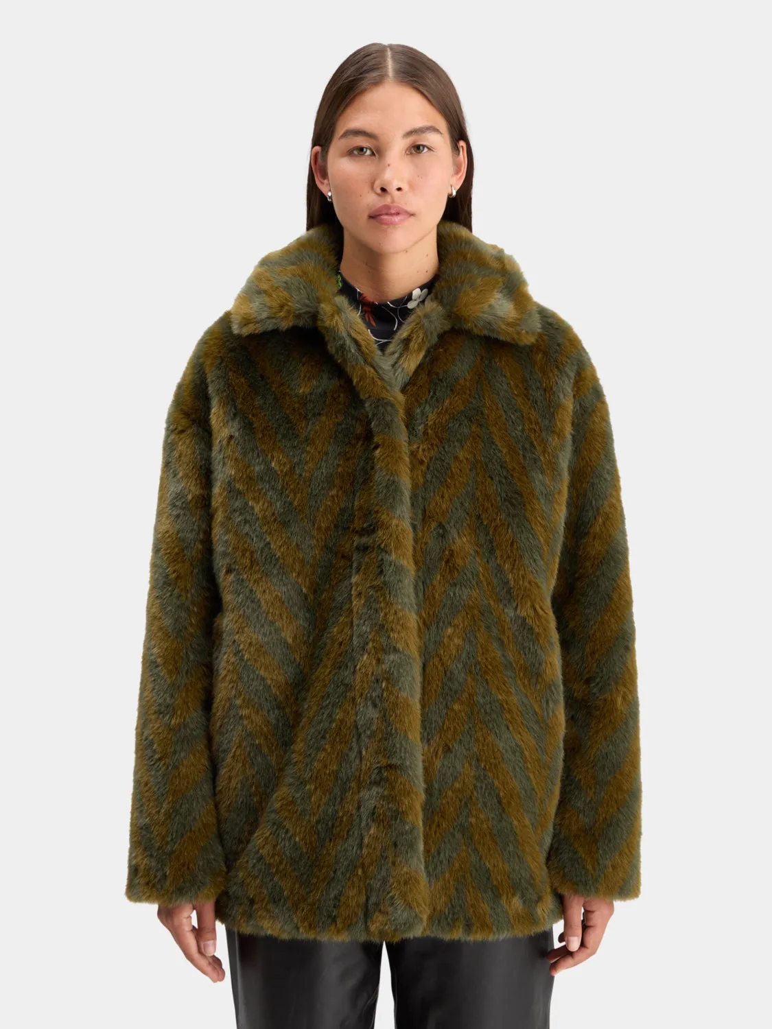 Faux fur coat sold by Scotch and Soda product image thumbnail 2