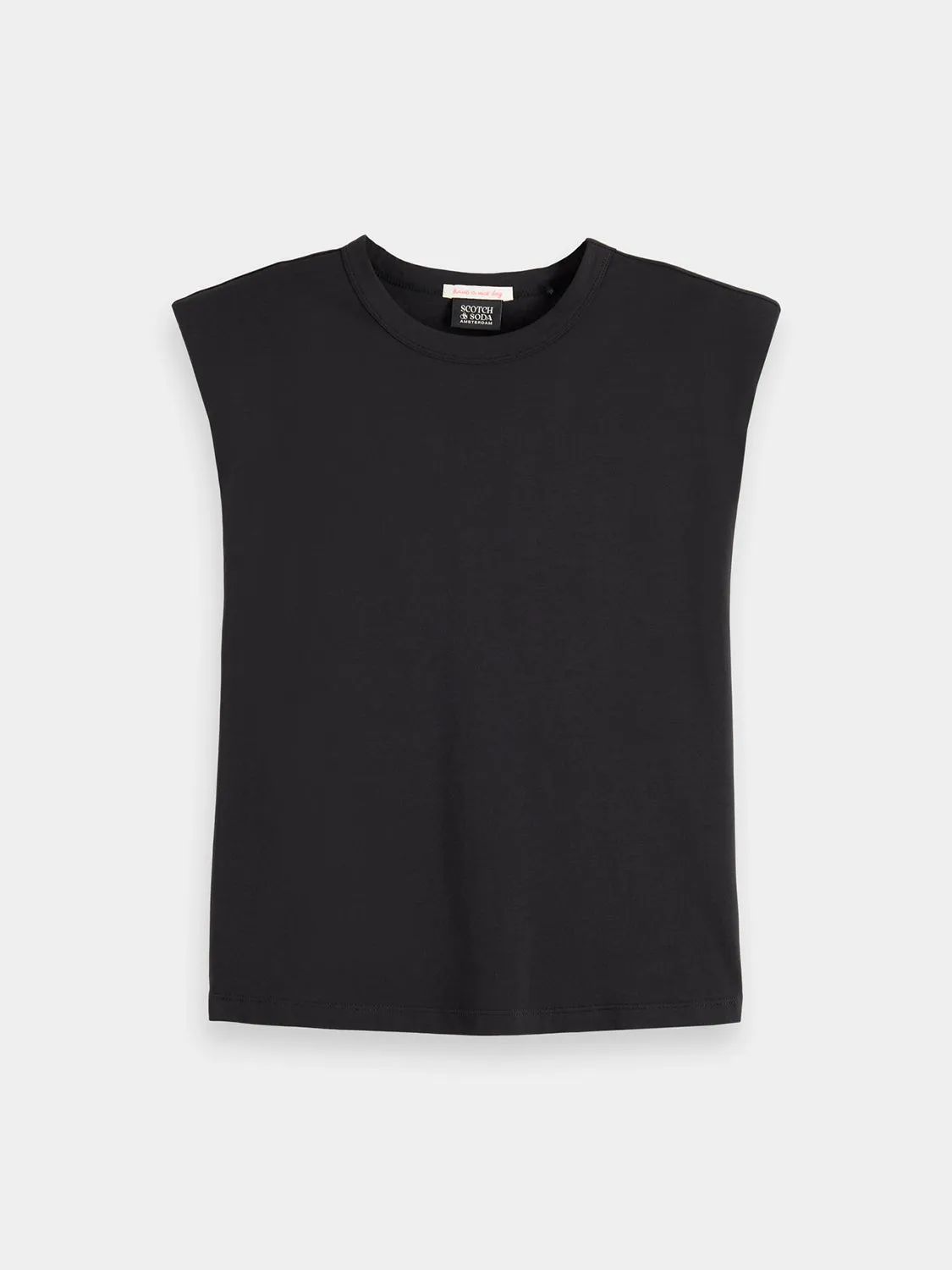 Padded shoulder t-shirt sold by Scotch & Soda
