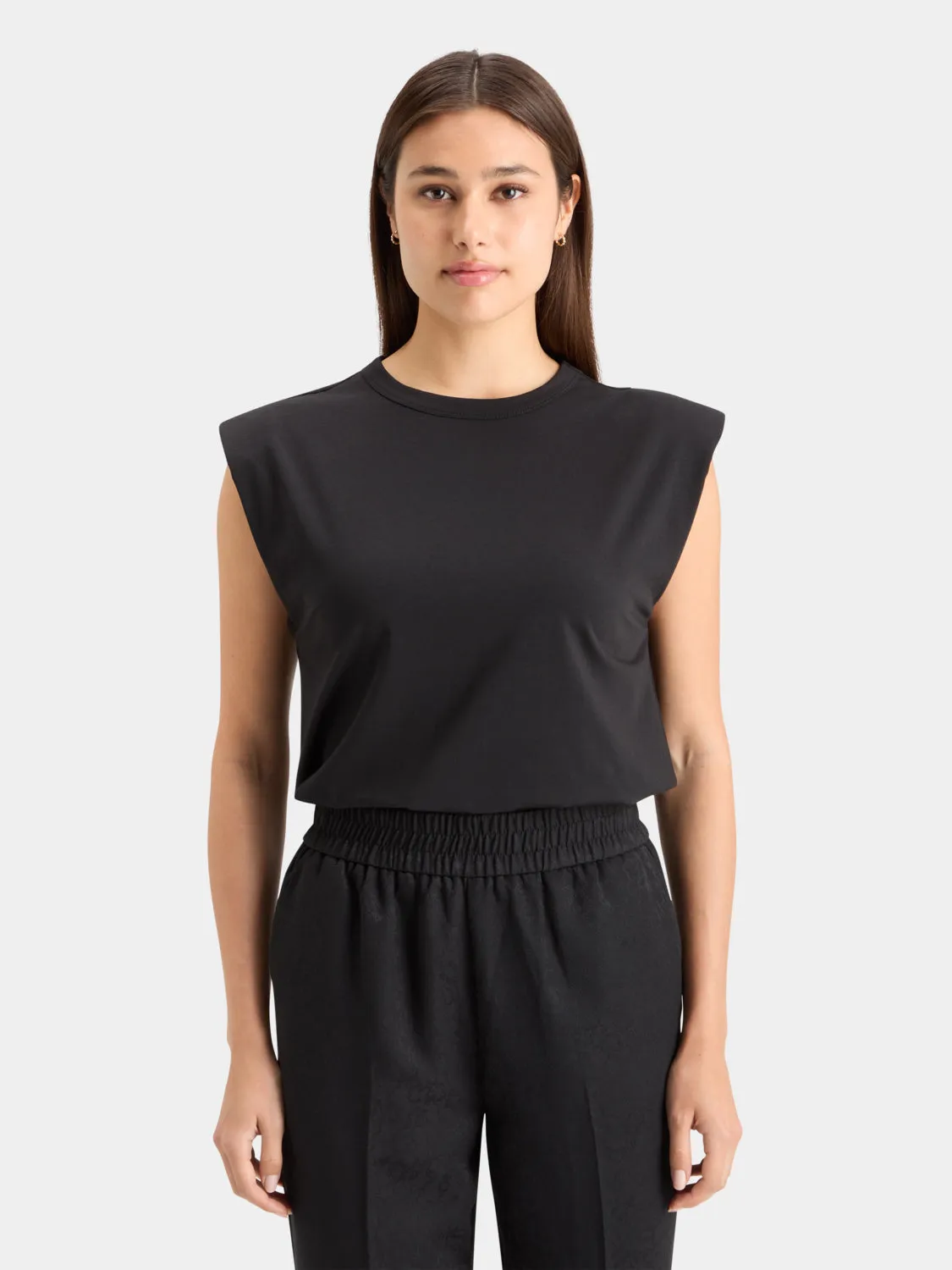 Padded shoulder t-shirt sold by Scotch & Soda product image thumbnail 2