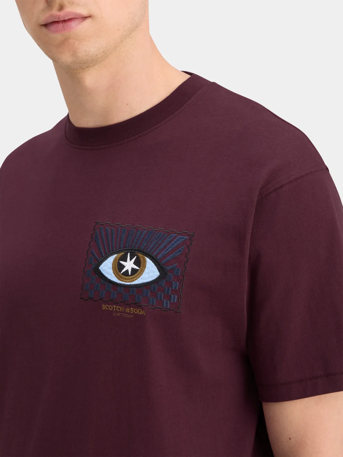 Embroidered artwork t-shirt sold by Scotch & Soda product image thumbnail 5