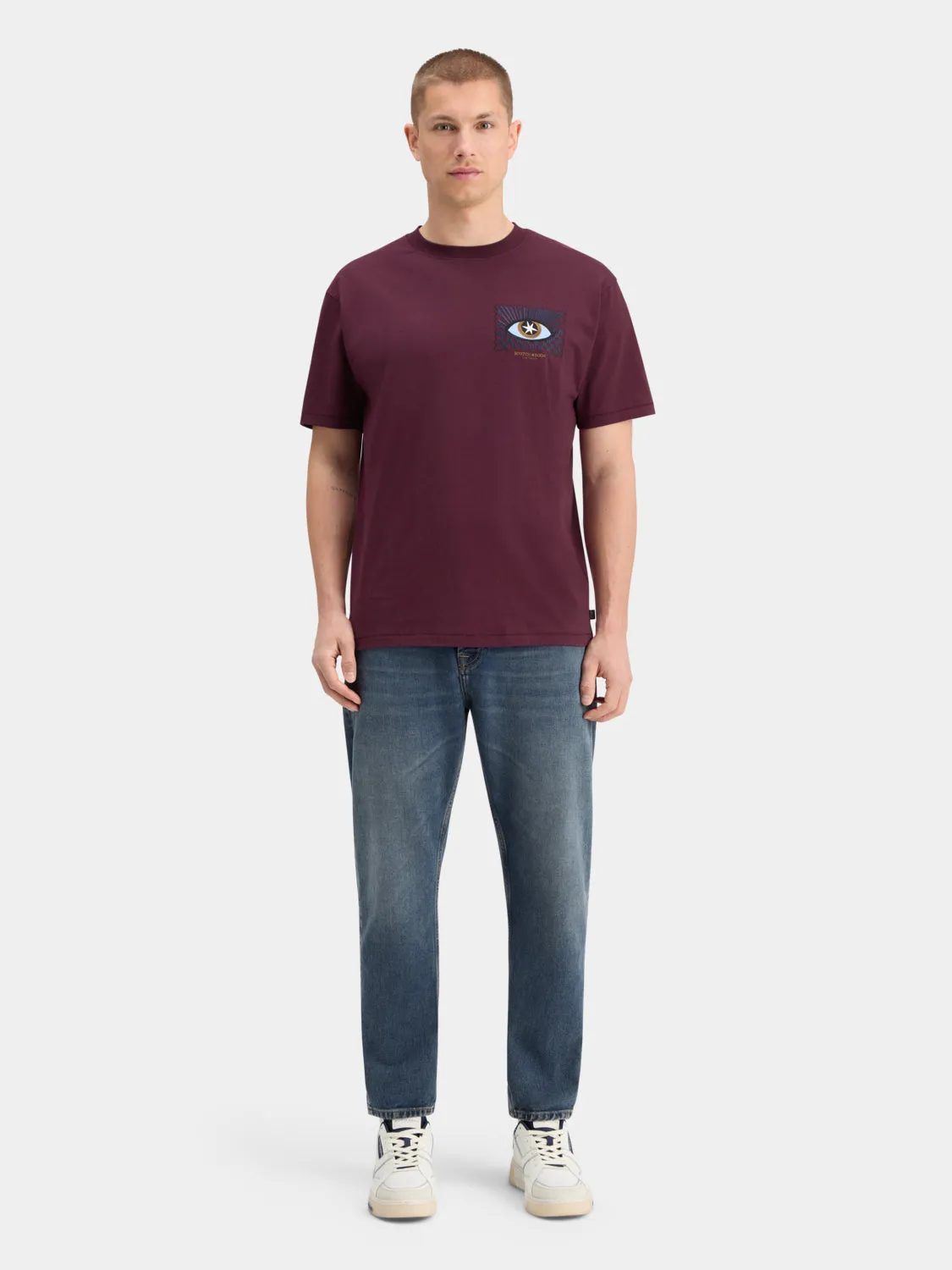 Embroidered artwork t-shirt sold by Scotch & Soda product image thumbnail 4