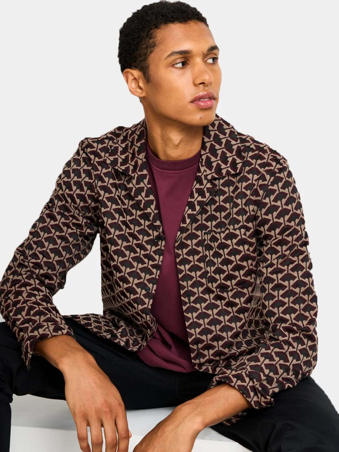 Jacquard shirt sold by Scotch and Soda product image thumbnail 3