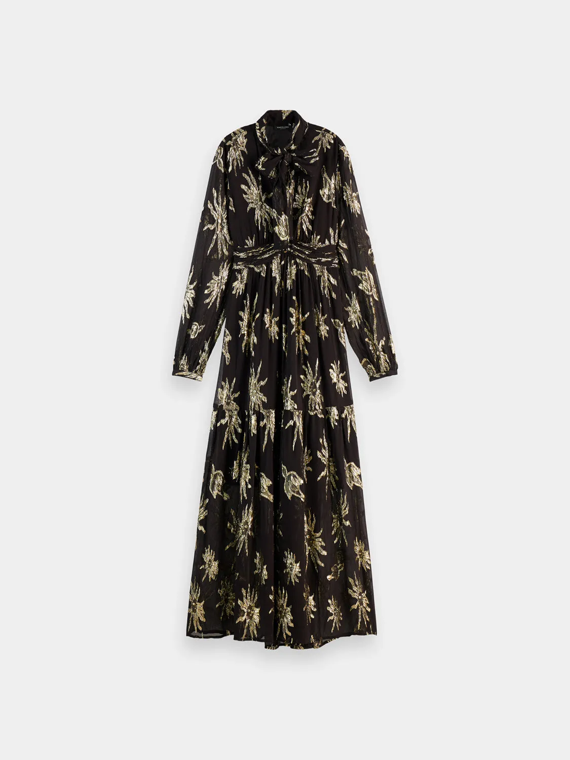 Lurex fil coupe maxi dress sold by Scotch and Soda