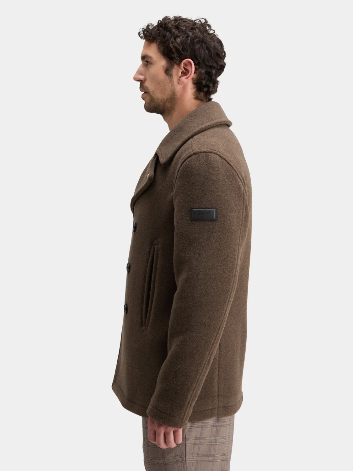 Wool blend peacoat sold by Scotch and Soda product image thumbnail 4