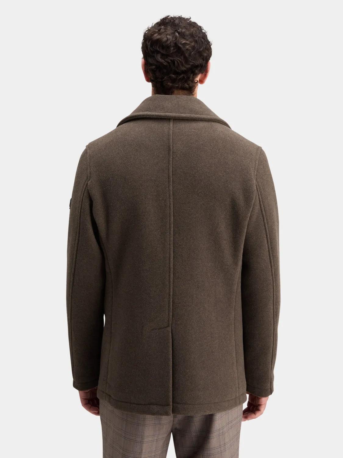 Wool blend peacoat sold by Scotch and Soda product image thumbnail 3