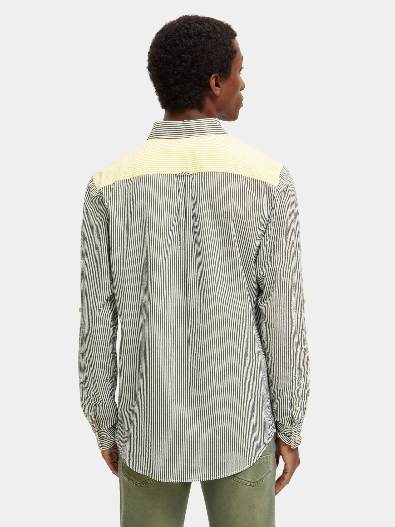 Stripe seersucker shirt sold by Scotch and Soda product image thumbnail 3
