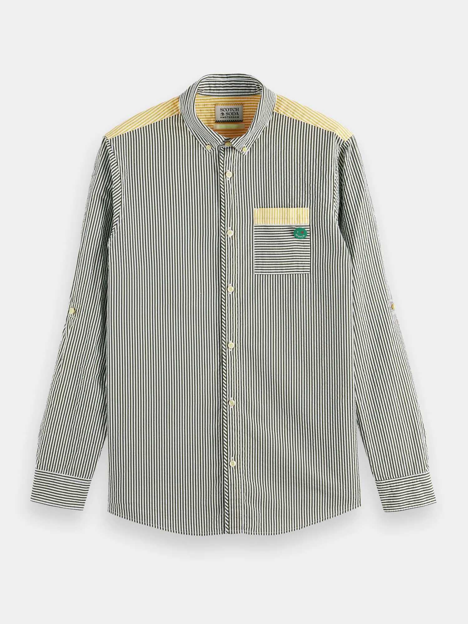 Stripe seersucker shirt sold by Scotch and Soda product image thumbnail 2