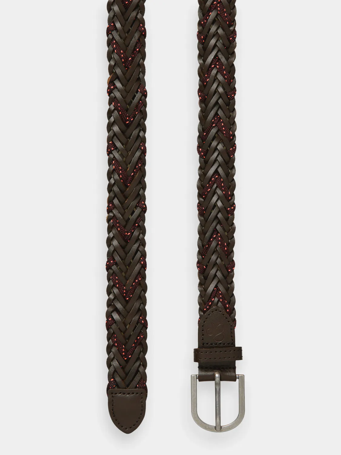 Braided leather belt sold by Scotch and Soda product image thumbnail 3