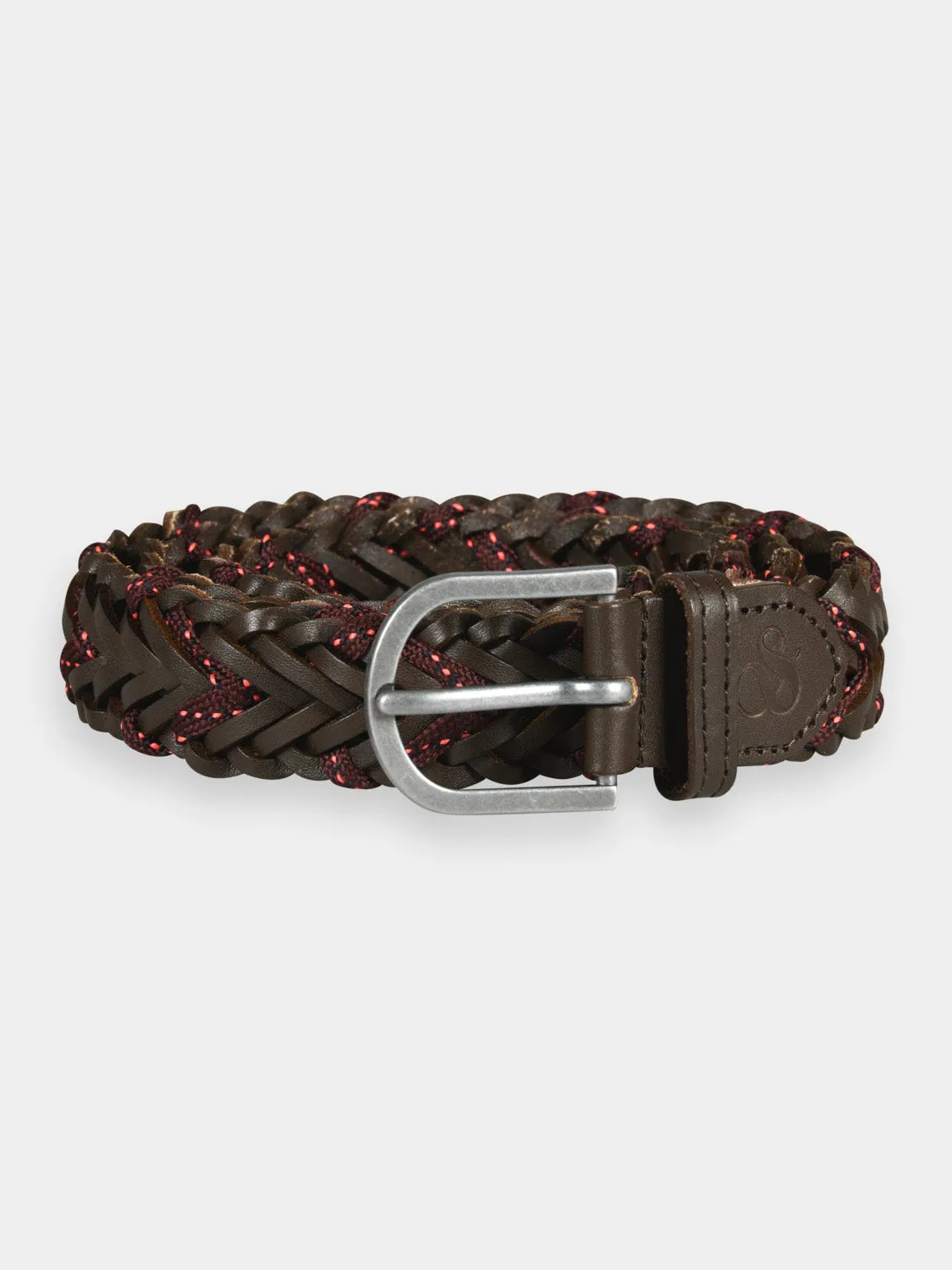 Braided leather belt sold by Scotch and Soda
