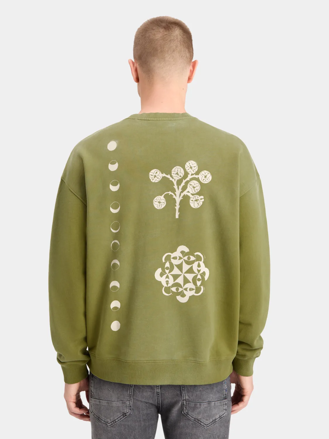 Garment-dyed sweatshirt sold by Scotch and Soda product image thumbnail 3