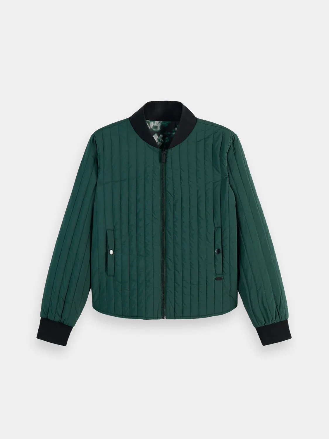 Reversible quilted bomber sold by Scotch and Soda
