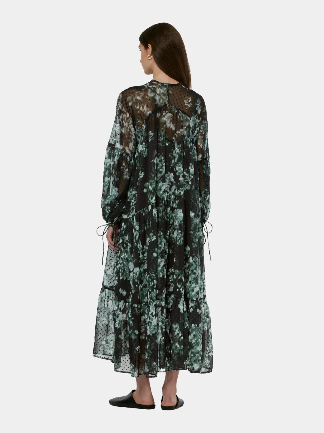 Printed fil coupe maxi dress sold by Scotch & Soda product image thumbnail 4