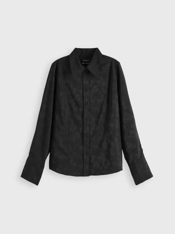 Satin jacquard shirt sold by Scotch and Soda