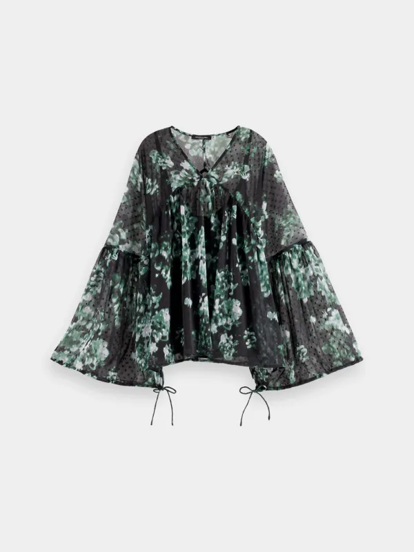 Printed fil coupe top sold by Scotch and Soda