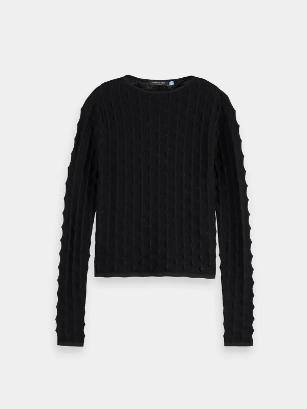 Textured pullover sold by Scotch and Soda