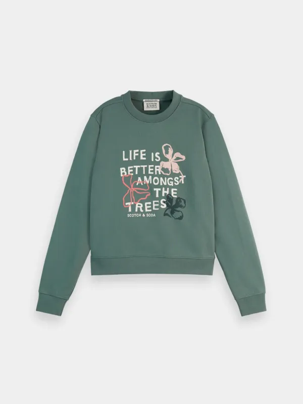 Puff artwork sweatshirt sold by Scotch and Soda